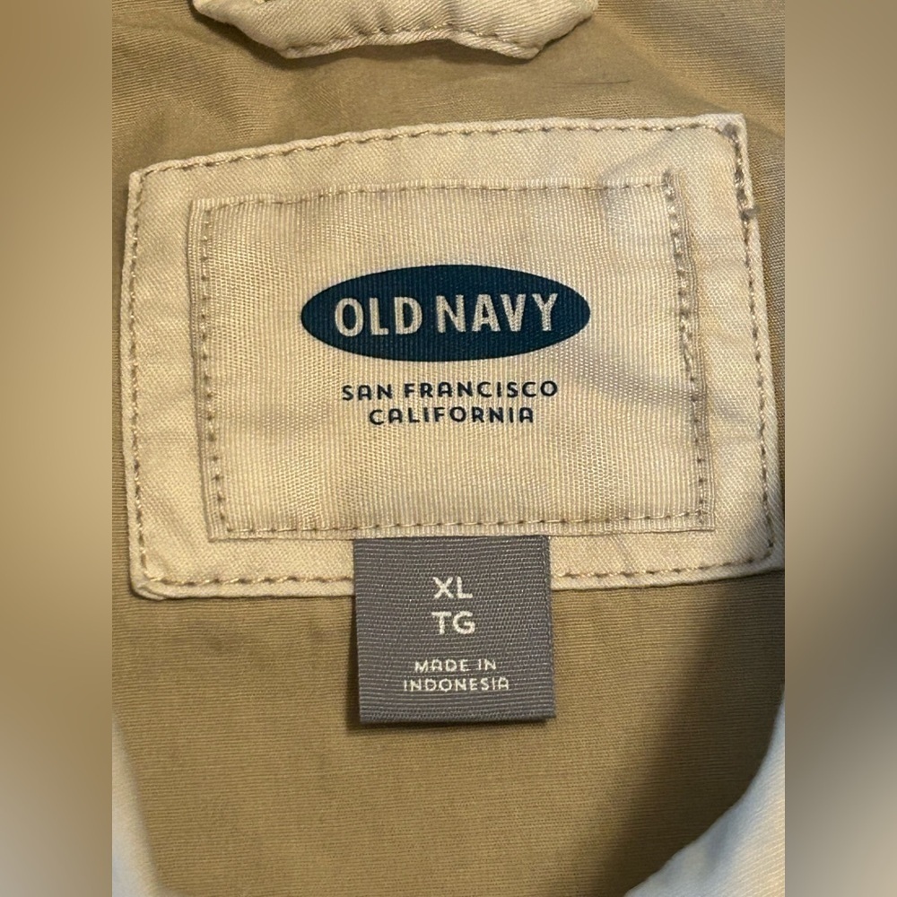 Old Navy Jacket Button Down Lightweight Men’s Xl … - image 2